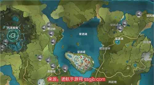 原神白铁块位置图-原神白铁块位置大全