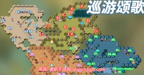 剑与远征巡游颂歌攻略-巡游颂歌奇境高清路线图