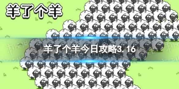 羊了个羊今日攻略3.16-3.4号羊了个羊通关攻略