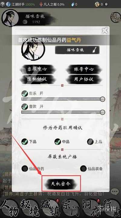 《一念逍遥》2024年3月密令汇总